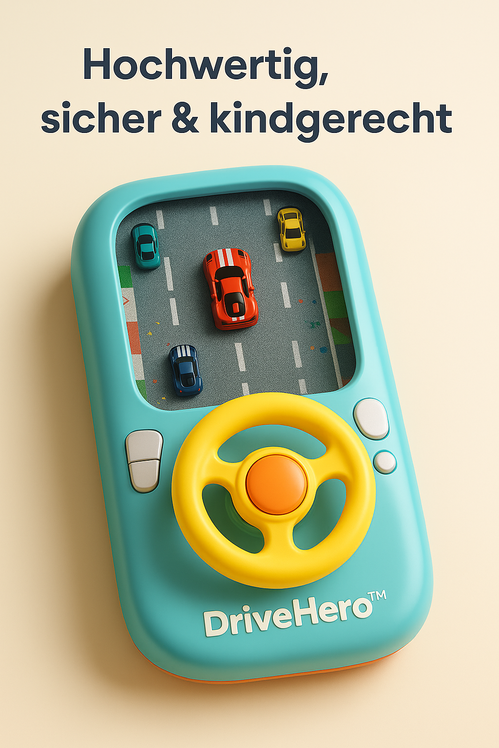 DriveHero™ – das interaktive Lernlenkrad für Kinder 🚗