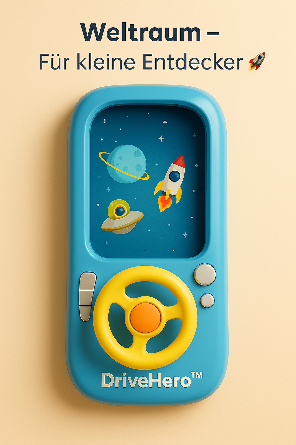 DriveHero™ – das interaktive Lernlenkrad für Kinder 🚗