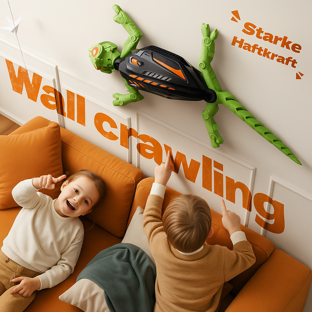 Kletterix - Die kletternde Echse mit Fernsteuerung 🧠⚡