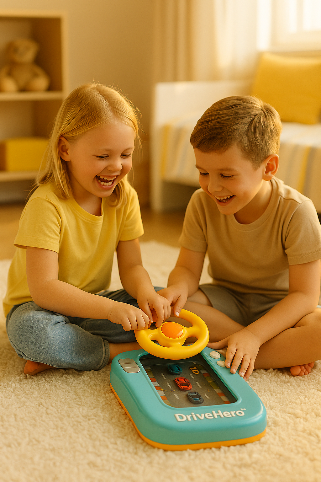 DriveHero™ – das interaktive Lernlenkrad für Kinder 🚗