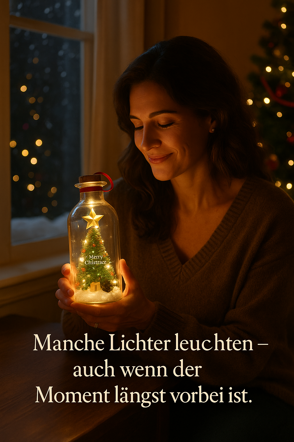 🎄 EwigsLiecht™ – Die Weihnachtsflasche, die Stimmen bewahrt
